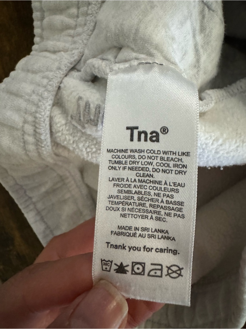 Aritzia TNA Cozy Fleece Boyfriend Jogger Sweatpants Gray Heather Size Small - Picture 8 of 10